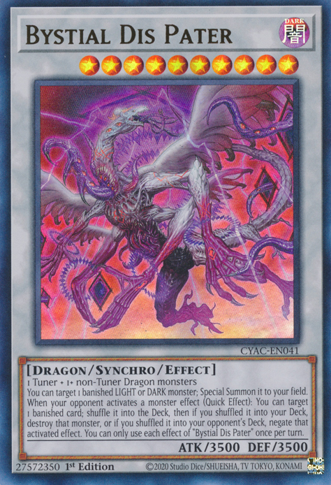 Bystial Dis Pater [CYAC-EN041] Ultra Rare | Card Merchant Takapuna