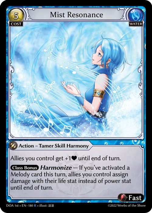 Mist Resonance (180) [Dawn of Ashes: 1st Edition] | Card Merchant Takapuna