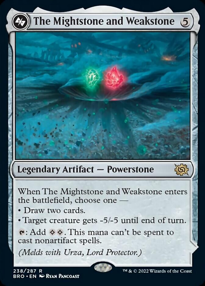 The Mightstone and Weakstone [The Brothers' War] | Card Merchant Takapuna