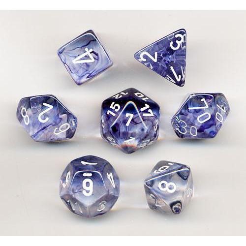Nebula Black/White 7 Die-Set | Card Merchant Takapuna