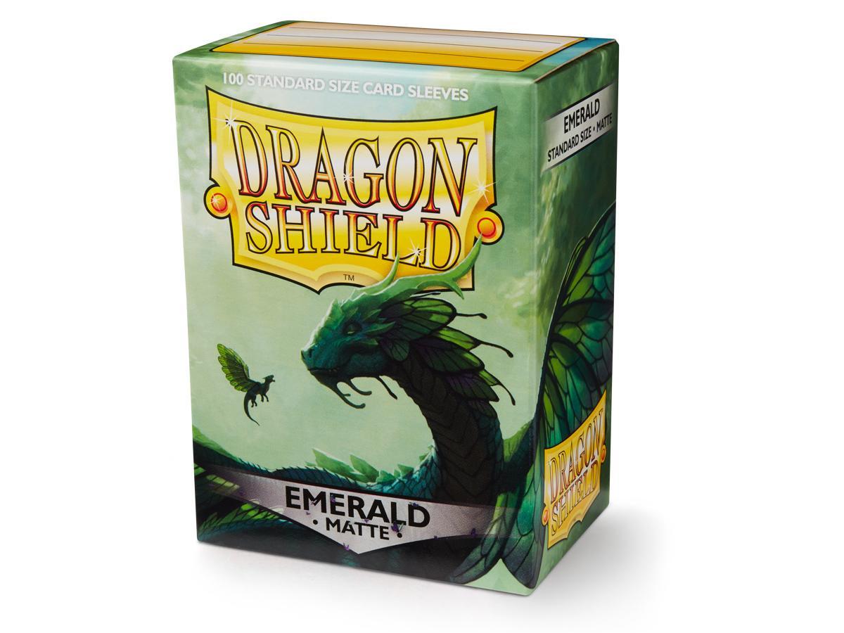 Dragon Shield Sleeves: Matte Emerald | Card Merchant Takapuna
