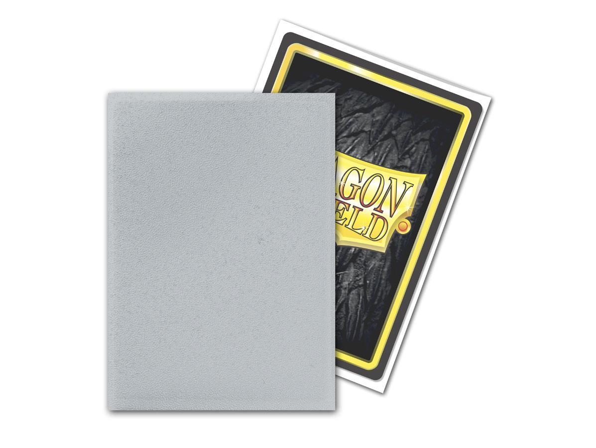 Dragon Shield Sleeves: (100) Silver Non-Glare Matte | Card Merchant Takapuna