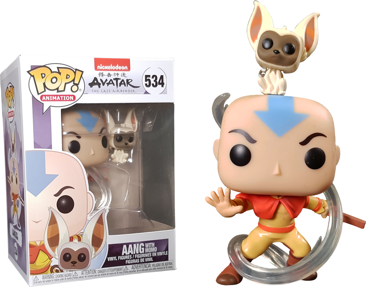 Avatar, The Last Airbender - Aang w/ Momo Pop! | Card Merchant Takapuna
