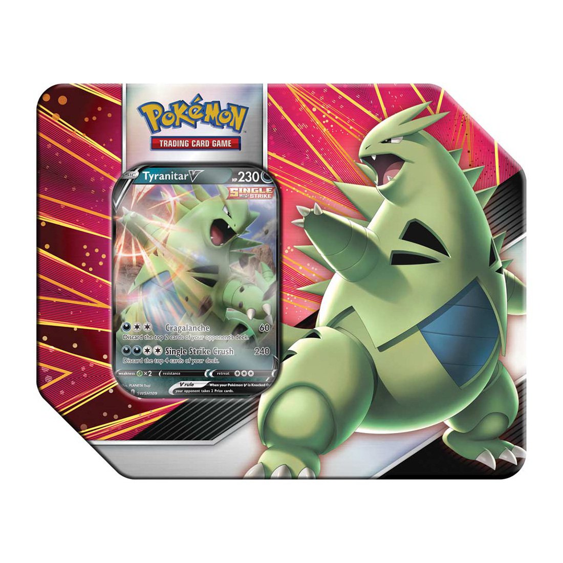 V Strikers Tin - Tyranitar | Card Merchant Takapuna