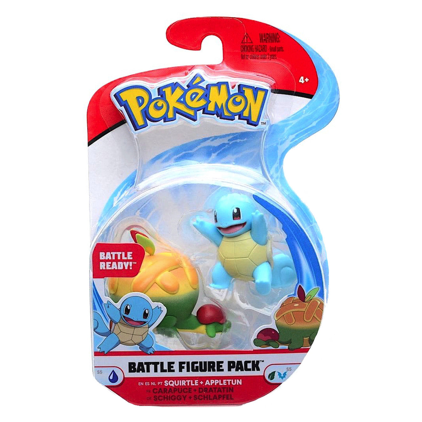Squirtle + Appletun Battle Figure | Card Merchant Takapuna