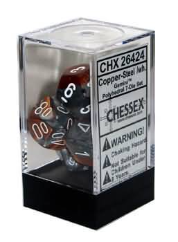 Chessex 7-Die Set - Gemini | Card Merchant Takapuna