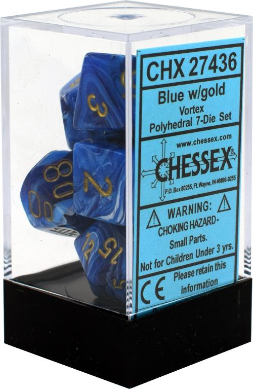 Chessex 7-Die Set - Vortex | Card Merchant Takapuna