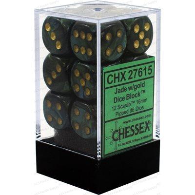 Chessex 12-Die Set - Scarab | Card Merchant Takapuna