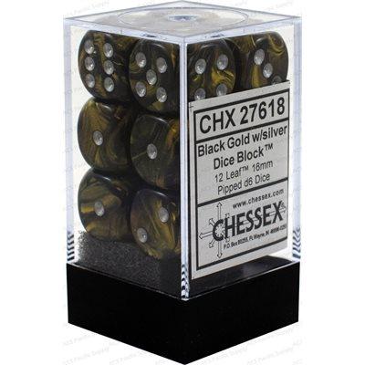 Chessex 12-Die Set - Leaf | Card Merchant Takapuna