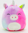 Squishmallows 3.5 inch Over the Rainbow clip ons  - Phoenix | Card Merchant Takapuna