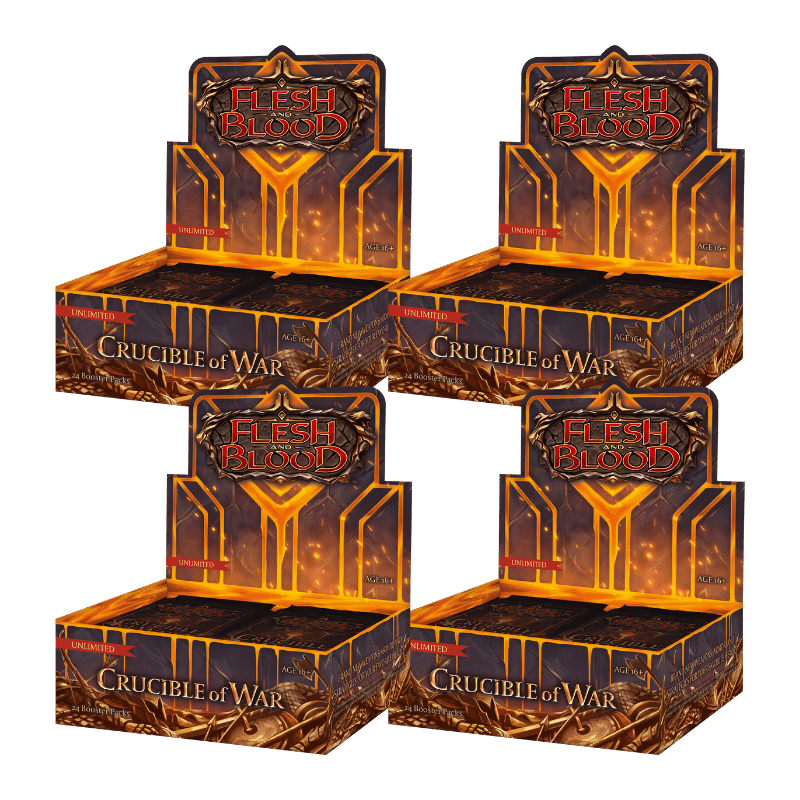 Flesh and Blood: Crucible of War (Unlimited) booster case | Card Merchant Takapuna