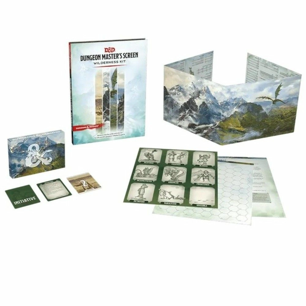 D&D: Dungeon Masters Screen - Wilderness Kit | Card Merchant Takapuna