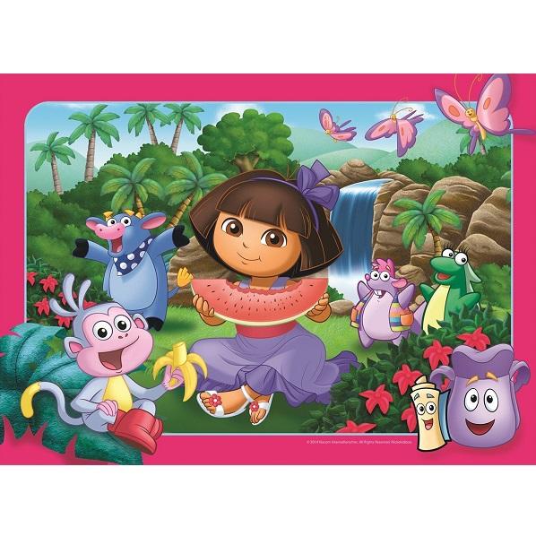 35 Piece Frame Tray Puzzle - Dora the Explorer | Card Merchant Takapuna