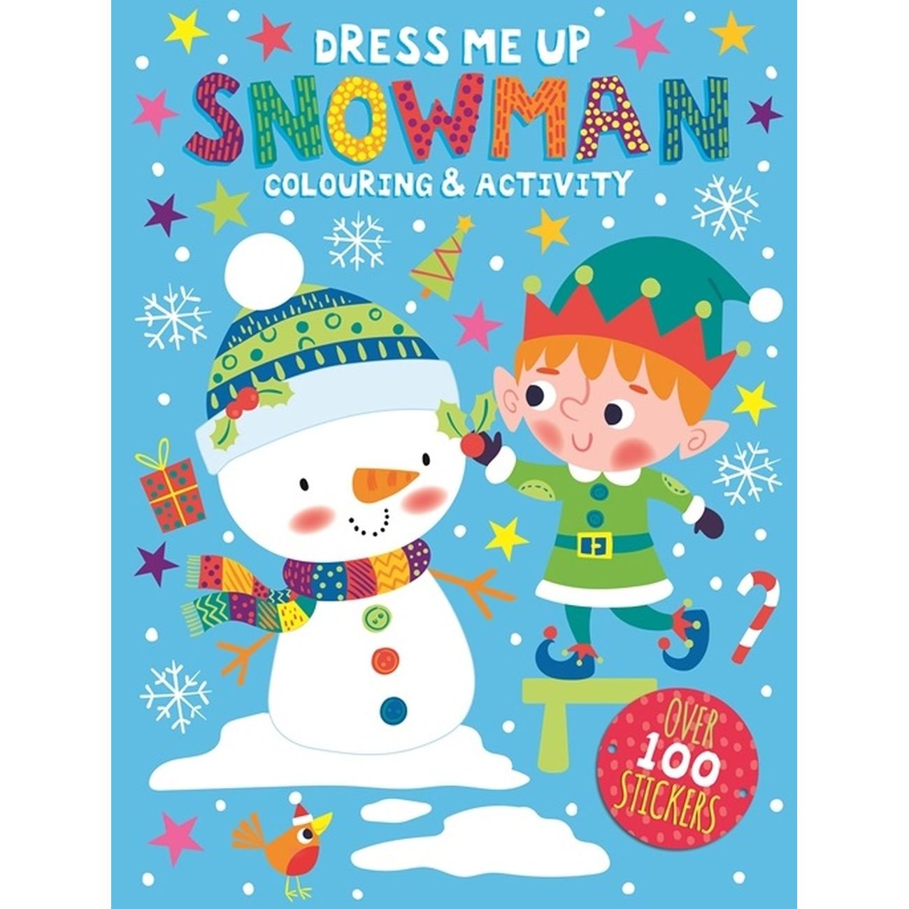 Dress me Up Snowman - Colouring & Activity | Card Merchant Takapuna
