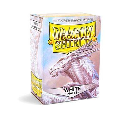 Dragonshield Sleeves 100 ct Standard - White | Card Merchant Takapuna
