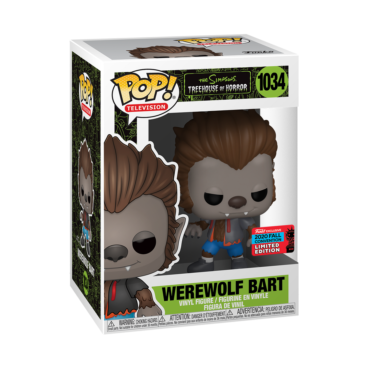 The Simpsons - Bart Wolfman Pop! 1034 NY20