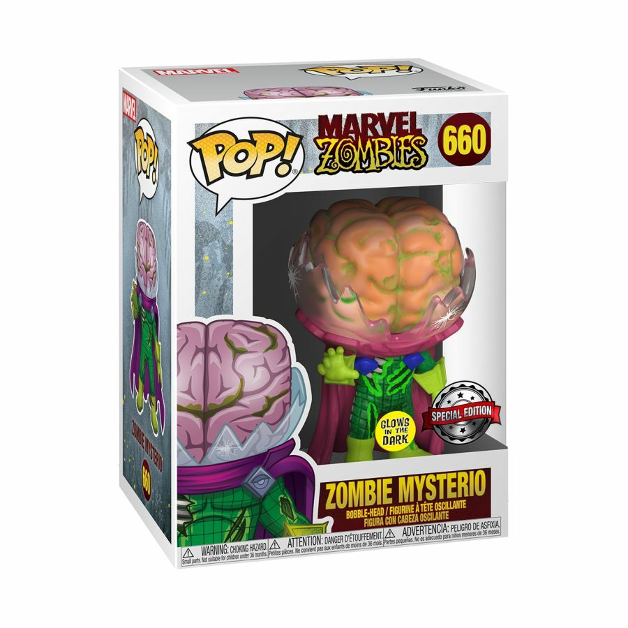 Marvel Zombies - Zombie Mysterio (Glow) Pop! 660 | Card Merchant Takapuna