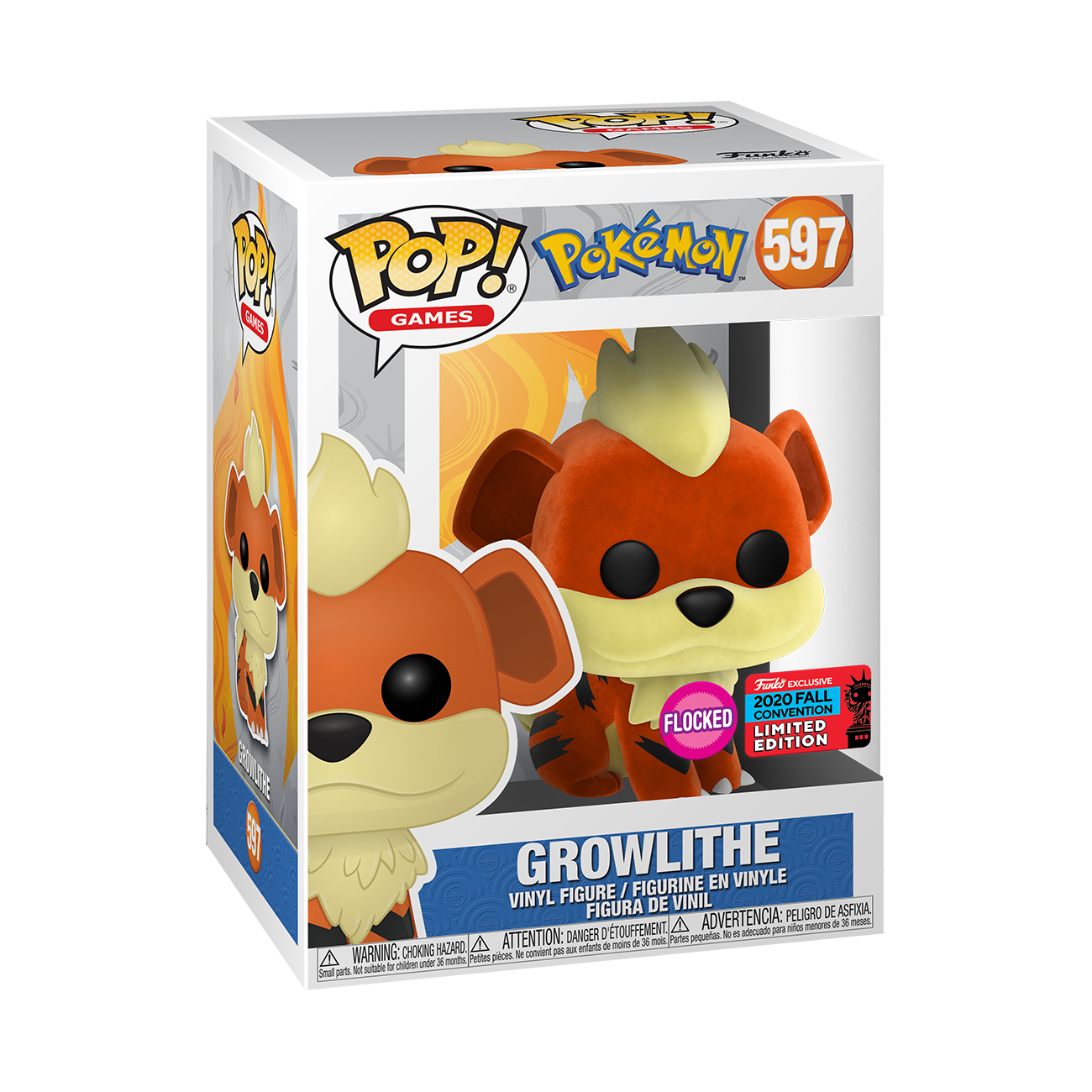 Pokemon - Growlithe (Flocked) Pop! NY20 | Card Merchant Takapuna