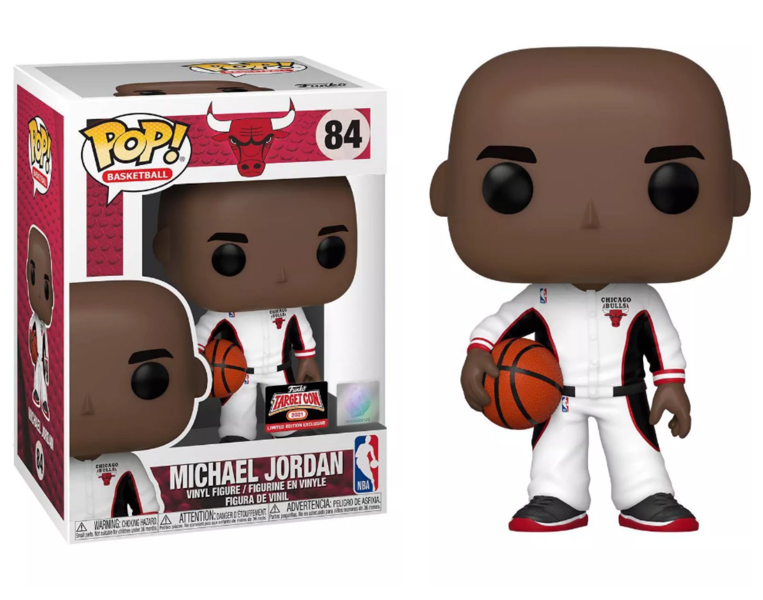NBA Bulls Michael Jordan Pop! 84 | Card Merchant Takapuna