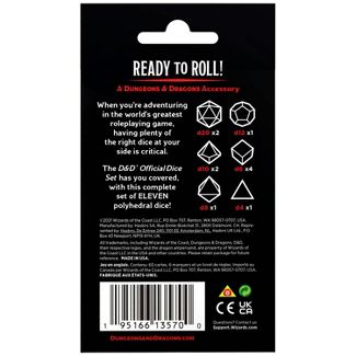 D&D Official Dice Set | Card Merchant Takapuna