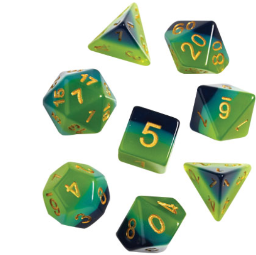 Sirius Dice 7-Die Set - Translucent | Card Merchant Takapuna