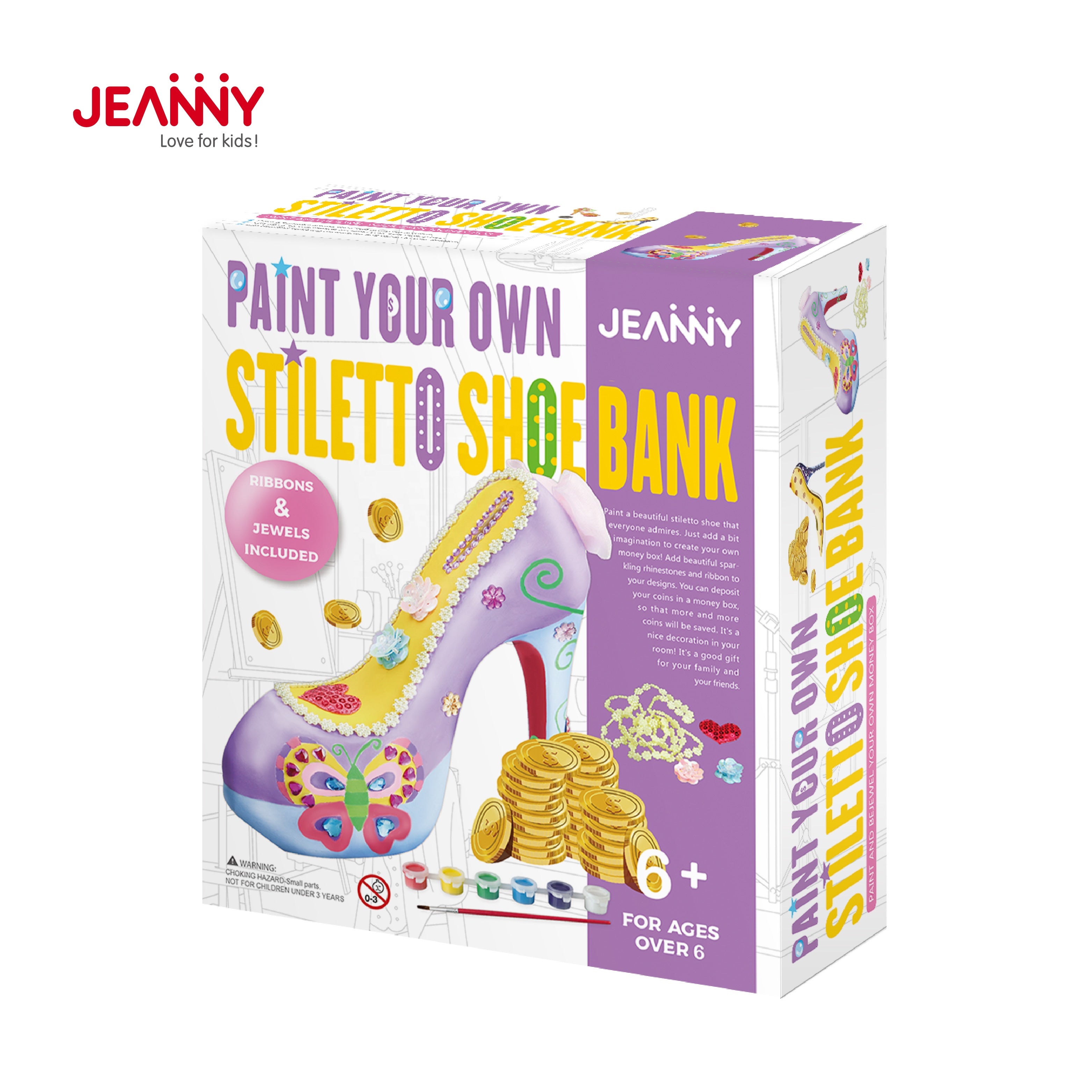 Paint your Own: Stiletto Shoe Bank | Card Merchant Takapuna