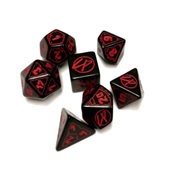 Q-Workshop: Cyberpunk RPG Dice Set | Card Merchant Takapuna