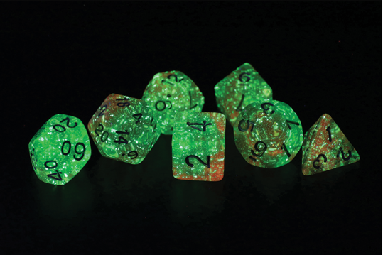 Dice Set - Lotus Glowworm | Card Merchant Takapuna