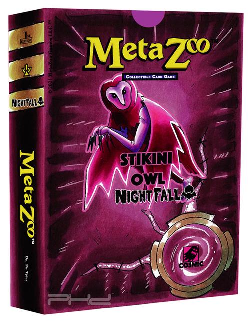 MetaZoo Nightfall Theme Deck -  Stikini Owl | Card Merchant Takapuna