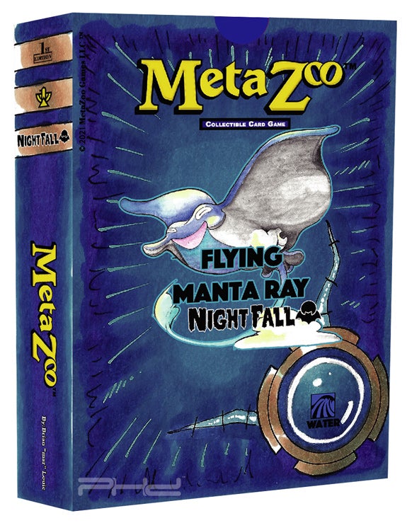 MetaZoo Nightfall Theme Deck -  Flying Manta Ray | Card Merchant Takapuna