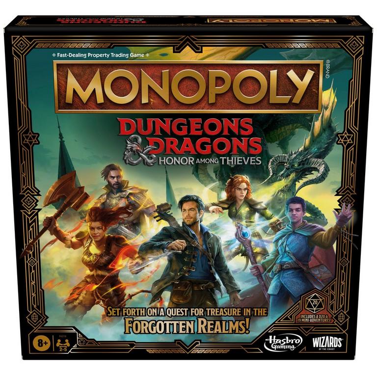 Monopoly Dungeons and Dragons: Honor Among Thieves Movie Edition Board Game Hasbro | Card Merchant Takapuna