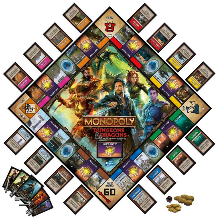 Monopoly Dungeons and Dragons: Honor Among Thieves Movie Edition Board Game Hasbro | Card Merchant Takapuna