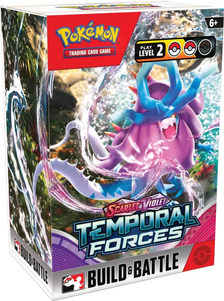 PKM Build & Battle Box – Temporal Forces | Card Merchant Takapuna