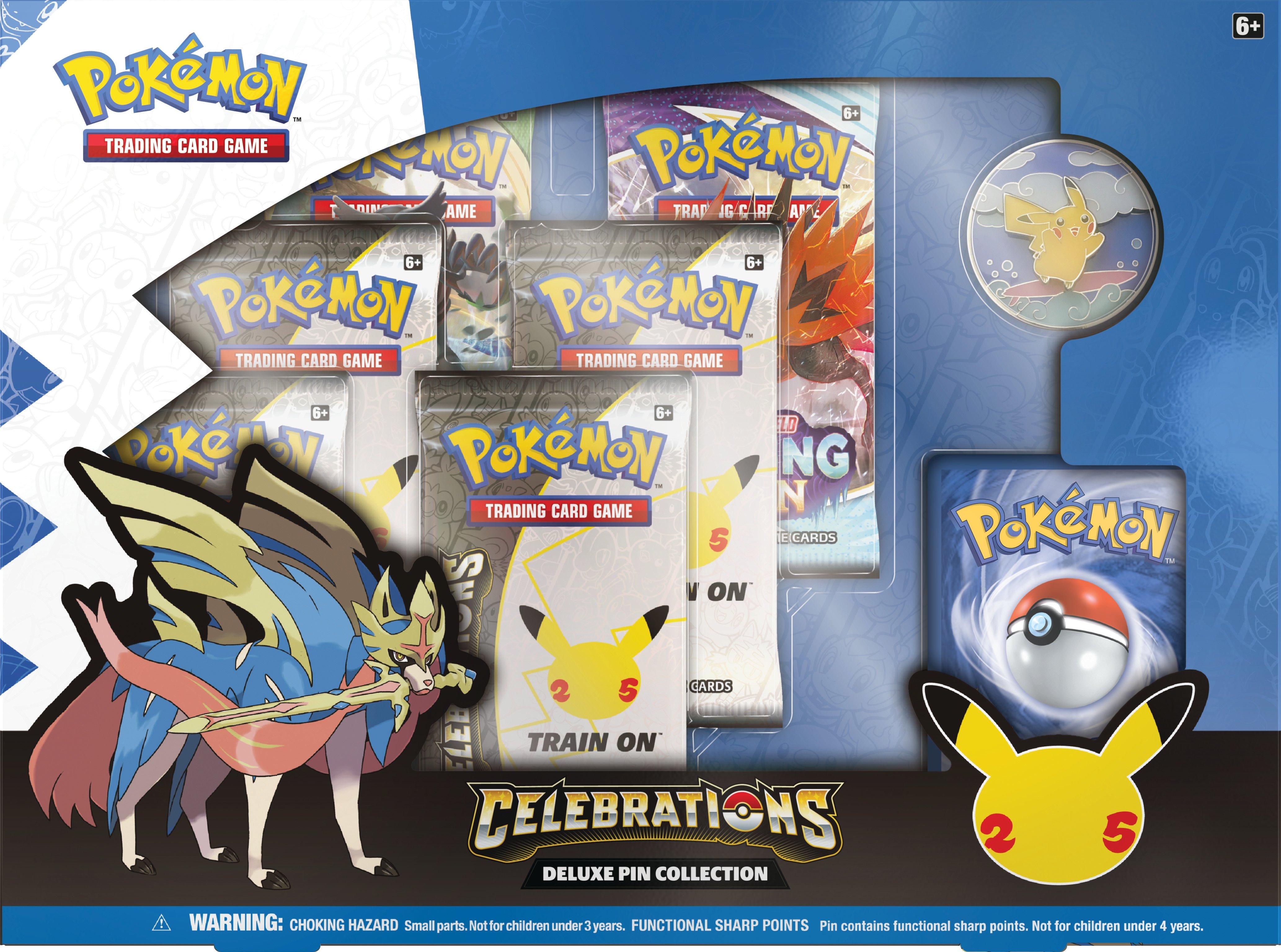 Pokemon TCG: Deluxe Pin Collection - Celebrations *LIMIT OF 1* | Card Merchant Takapuna