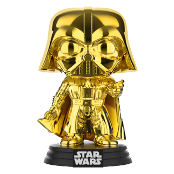 Star Wars - Darth Vader Gold Chrome Pop! SW19 157 | Card Merchant Takapuna