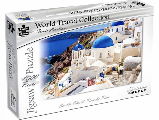 1000 Piece Jigsaw - Santorini, Greece | Card Merchant Takapuna