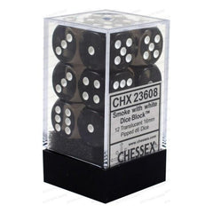 Chessex 12-Die Set - Translucent | Card Merchant Takapuna