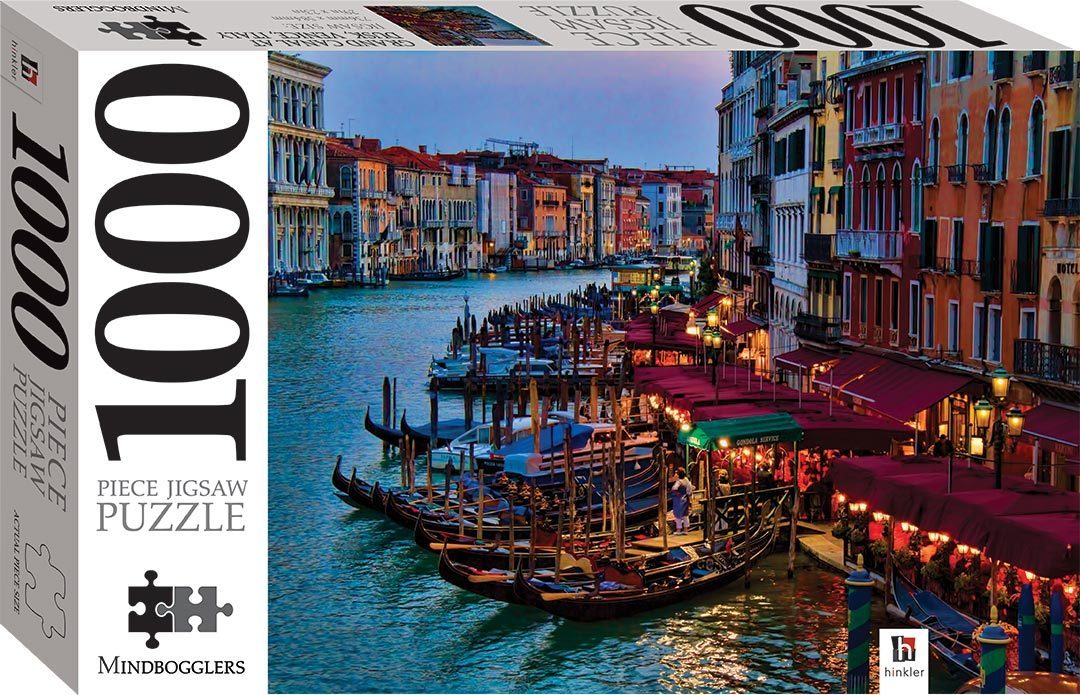 1000 Piece Jigsaw - Grand Canal At Dusk | Card Merchant Takapuna