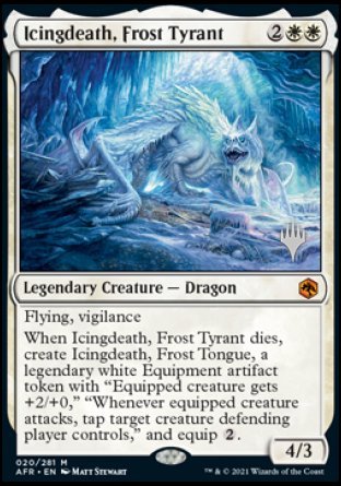 Icingdeath, Frost Tyrant (Promo Pack) [Dungeons & Dragons: Adventures in the Forgotten Realms Promos] | Card Merchant Takapuna