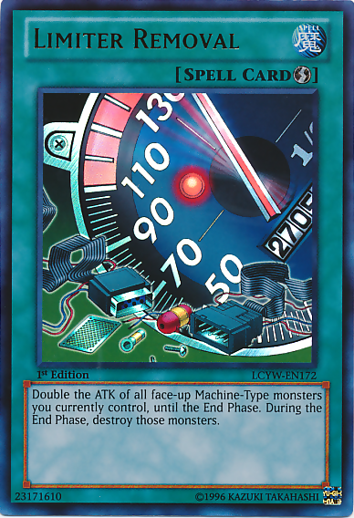 Limiter Removal [LCYW-EN172] Ultra Rare | Card Merchant Takapuna