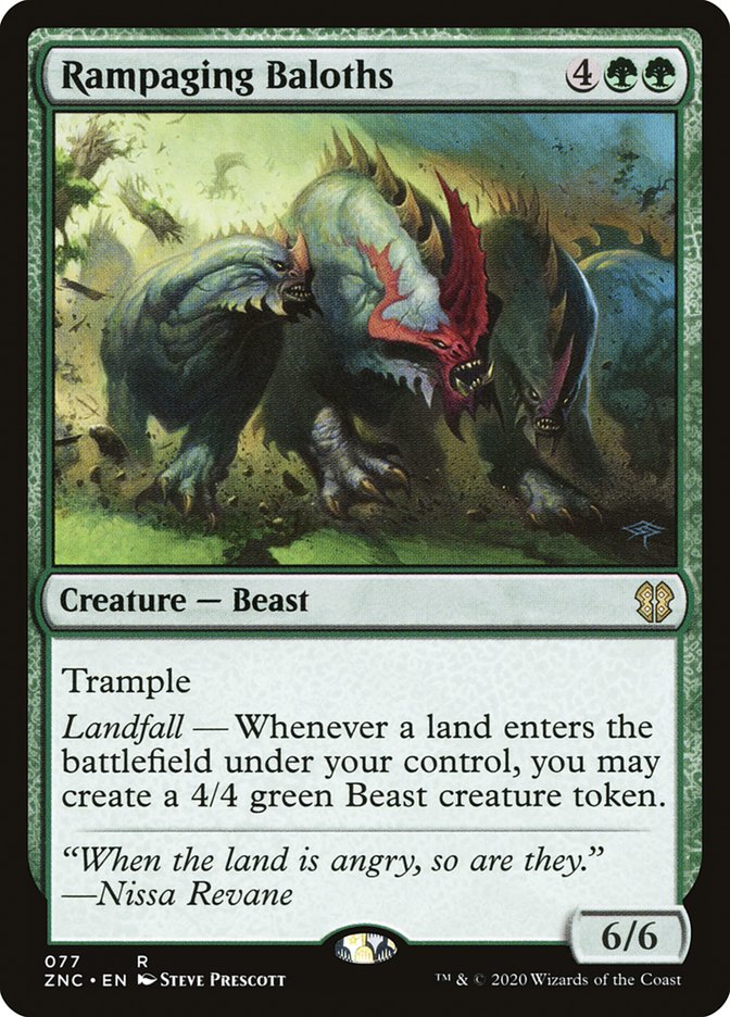 Rampaging Baloths [Zendikar Rising Commander] | Card Merchant Takapuna