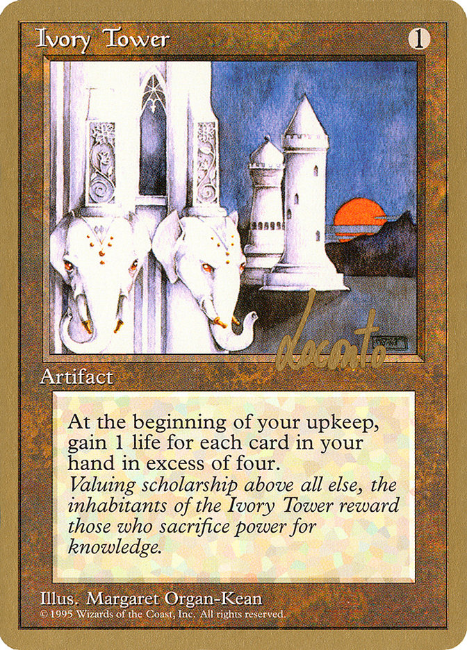 Ivory Tower (Michael Loconto) [Pro Tour Collector Set] | Card Merchant Takapuna