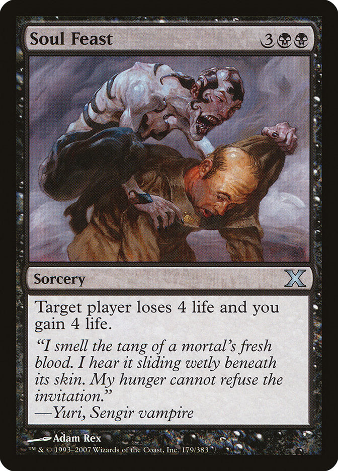 Soul Feast [Tenth Edition] | Card Merchant Takapuna
