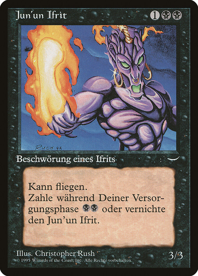 Junun Efreet (German) - "Jun'un Ifrit" [Renaissance] | Card Merchant Takapuna