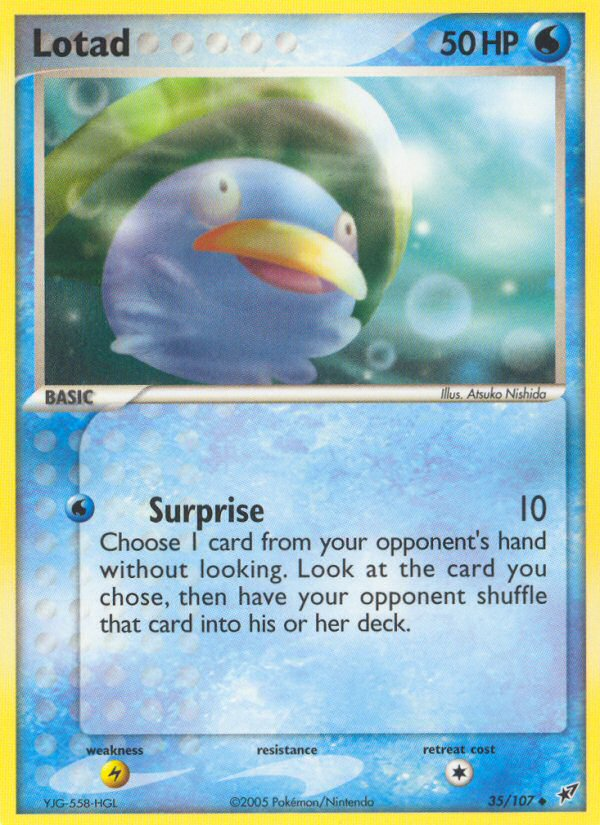 Lotad (35/107) [EX: Deoxys] | Card Merchant Takapuna