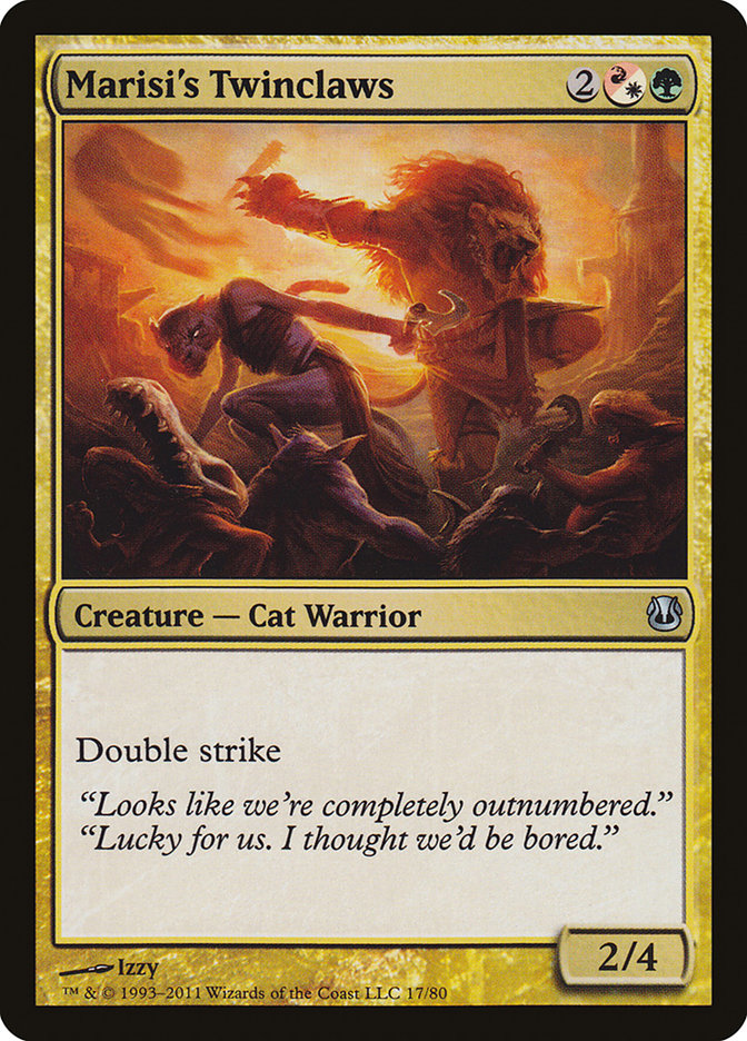 Marisi's Twinclaws [Duel Decks: Ajani vs. Nicol Bolas] | Card Merchant Takapuna
