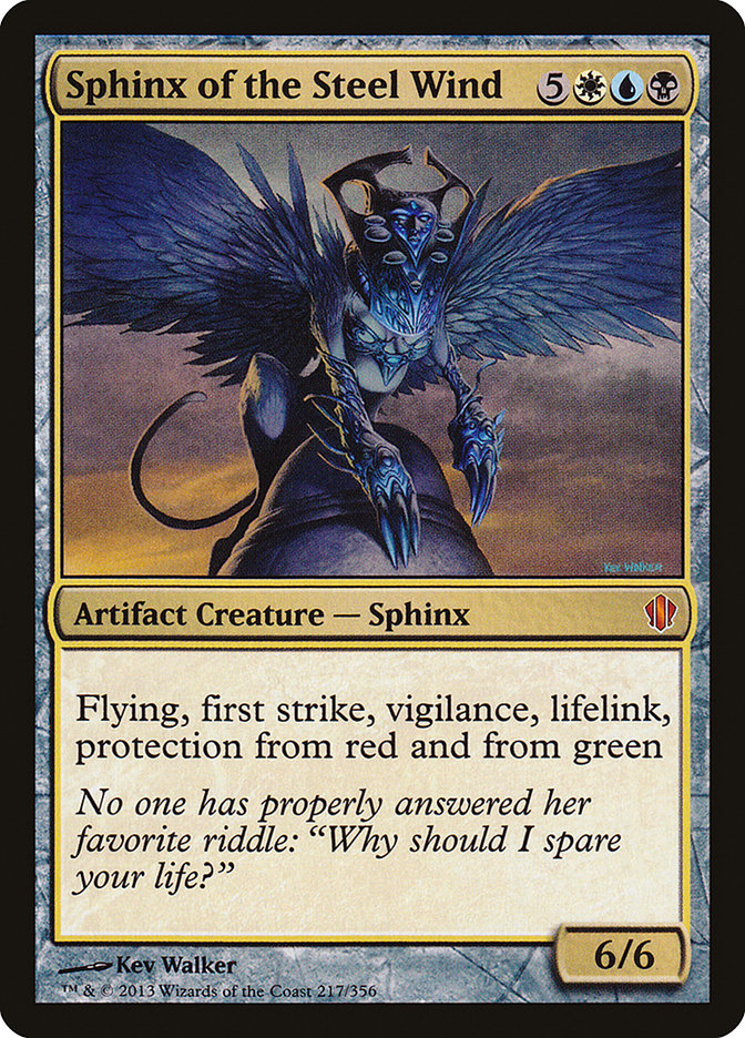 Sphinx of the Steel Wind [Commander 2013] | Card Merchant Takapuna