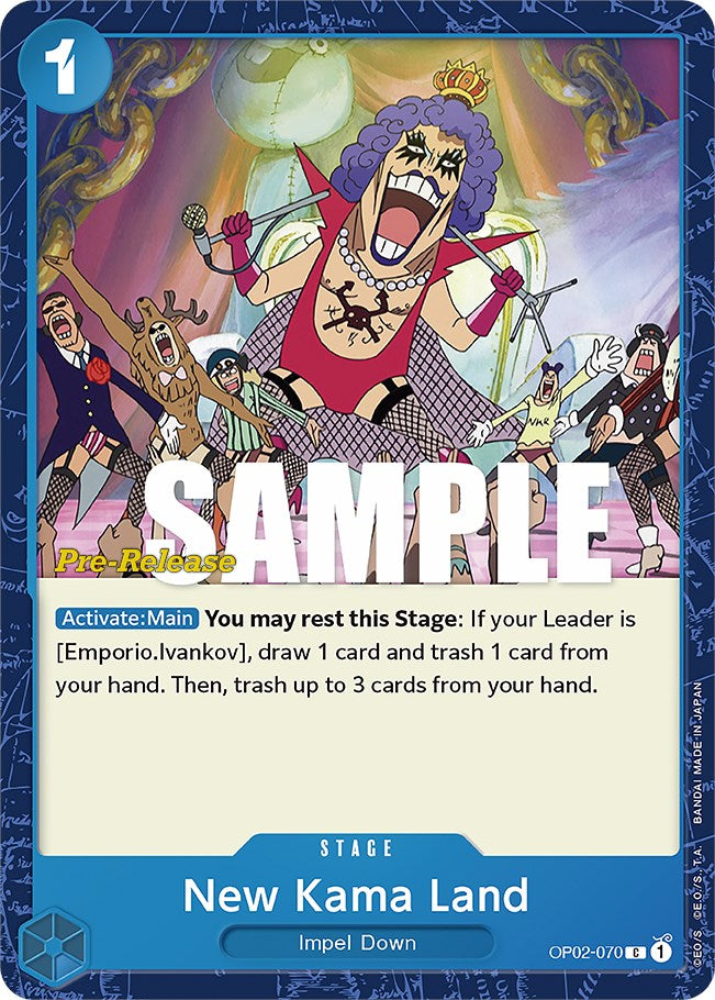 New Kama Land [Paramount War Pre-Release Cards] | Card Merchant Takapuna