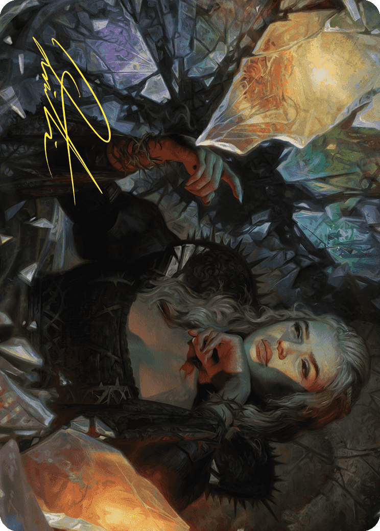 Prophetic Prism Art Card (Gold-Stamped Signature) [Wilds of Eldraine Art Series] | Card Merchant Takapuna