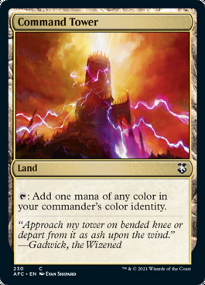 Command Tower [Dungeons & Dragons: Adventures in the Forgotten Realms Commander] | Card Merchant Takapuna